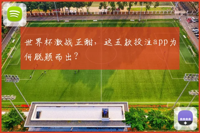 世界杯激战正酣，这五款投注app为何脱颖而出？