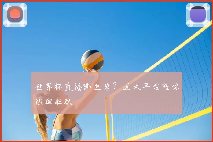 世界杯直播哪里看？五大平台陪你热血狂欢