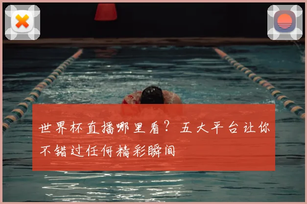 世界杯直播哪里看？五大平台让你不错过任何精彩瞬间